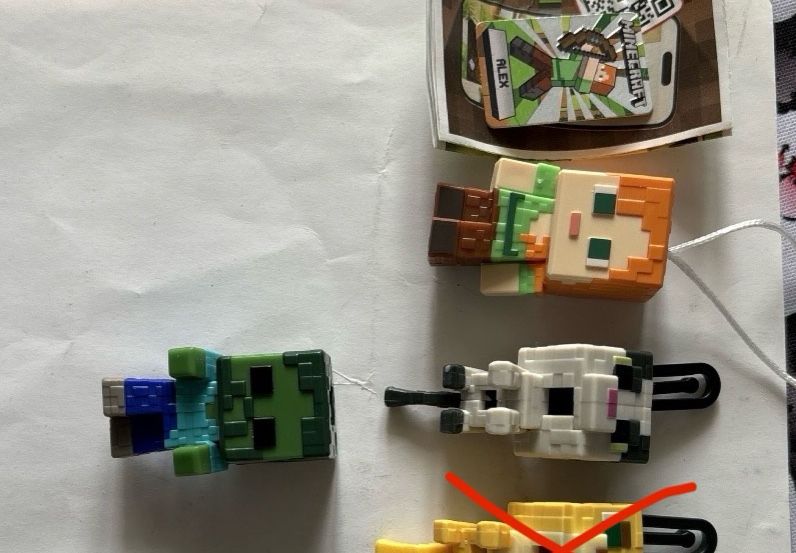 Фигурки minecraft kinder joy