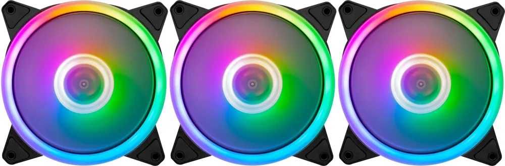 Корпусный вентилятор 1stPlayer M1 COMBO 3в1  A-RGB