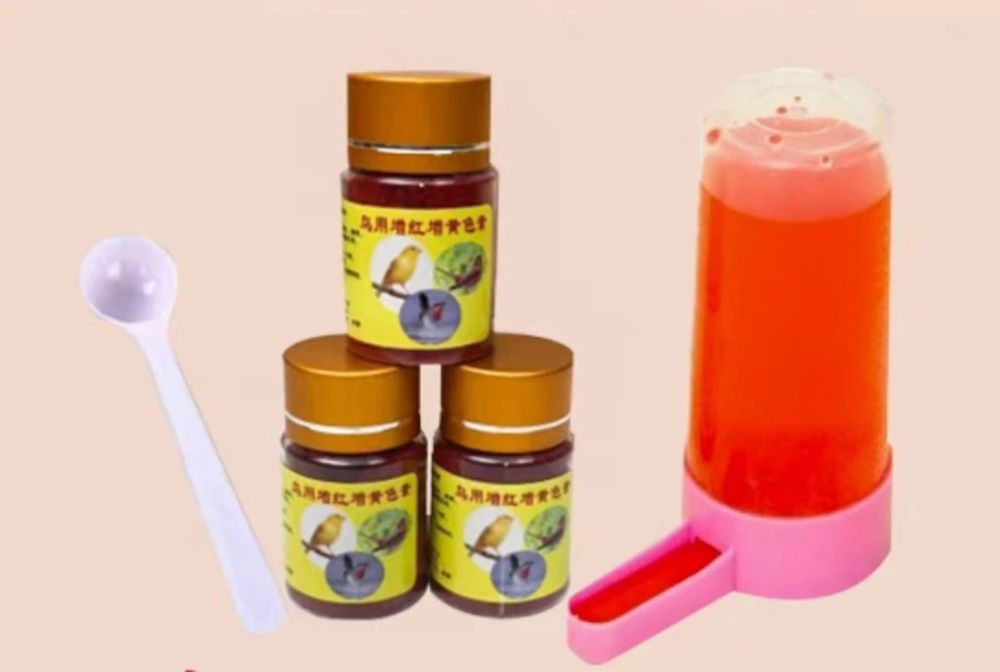 Краска пигмент для птиц, канареек