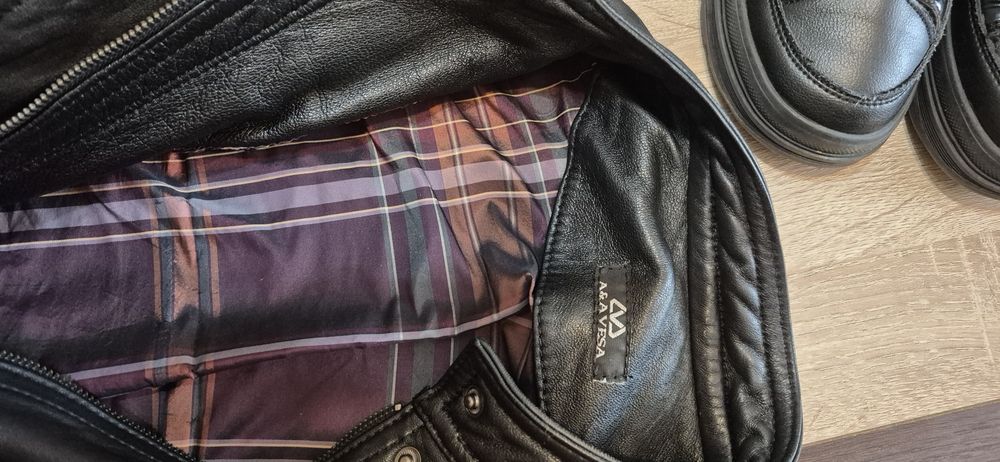 Geaca piele naturala xl,unisex