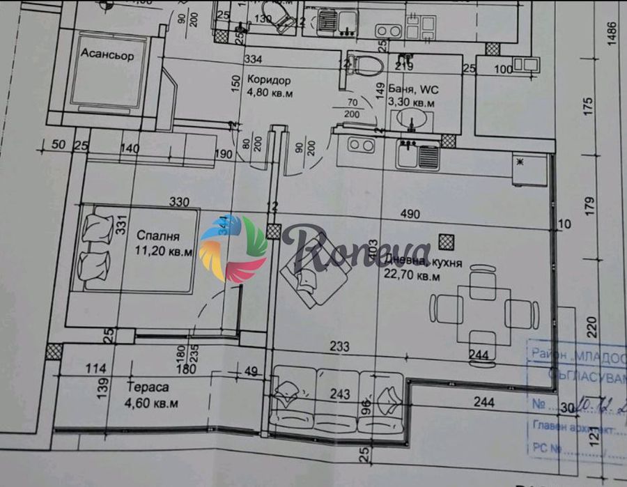 Продава се Двустаен апартамент в Варна, Възраждане 1 - 63 кв.м за 1905 €/кв.м - Снимка #8