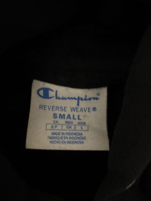 Черное худи Champion