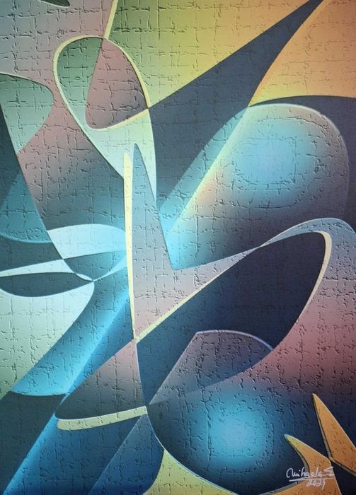 Vand colectie de printuri arta digitala/fluid art