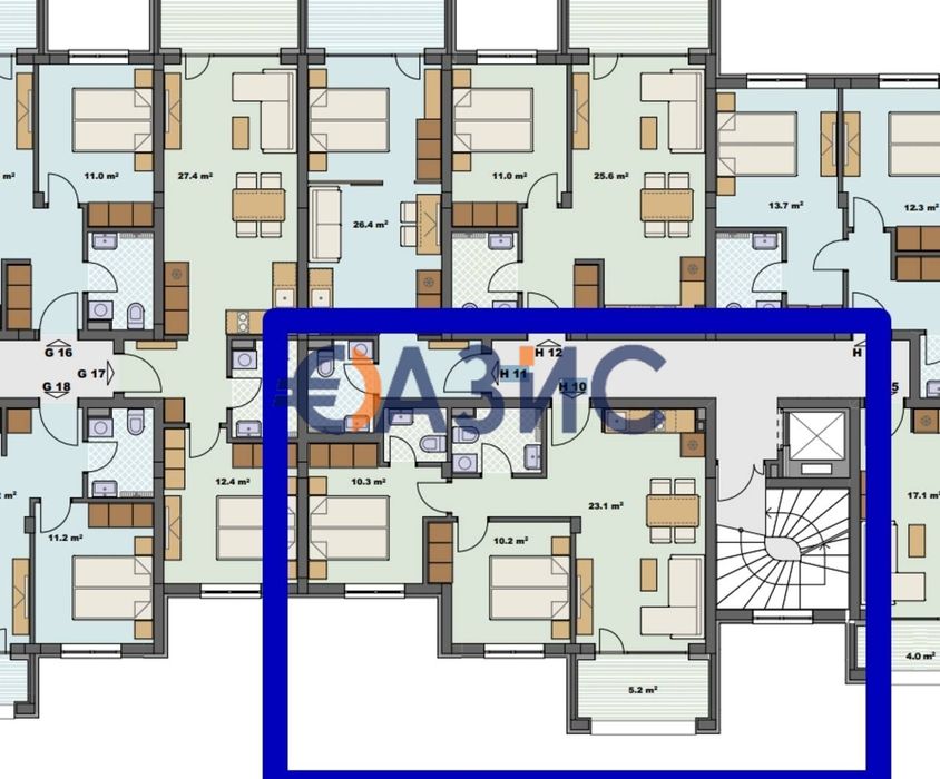 Продава се Тристаен апартамент в Созопол - 73 кв.м за 990 €/кв.м - Снимка #5