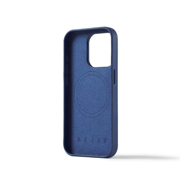 Carcasa / Husa Mujjo - iPhone 15 Pro - Piele - Slot carduri - Magsafe