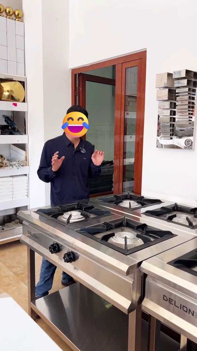 Restoran va kafelar uchun professional gaz plitalari