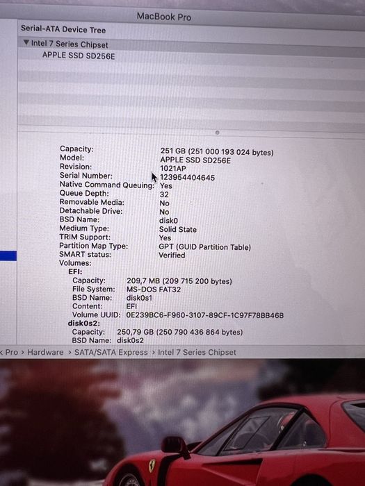 MacBook pro Retina mid 2012, нова батерия, SSD