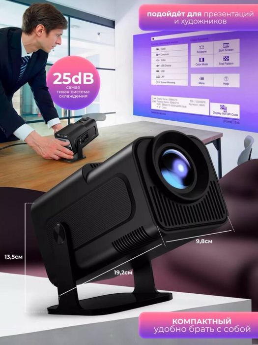 Более мощный проектор HY320 для дома в идеальном состоянии