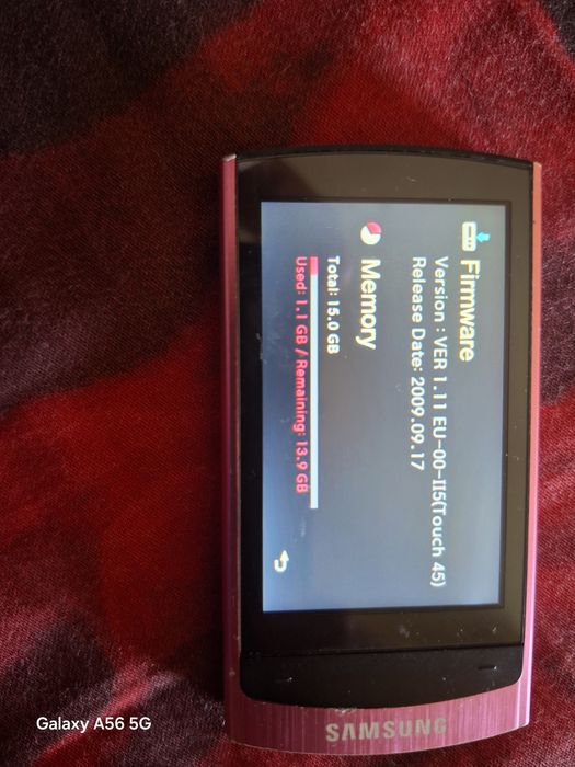 Vand mp 4 player samsung