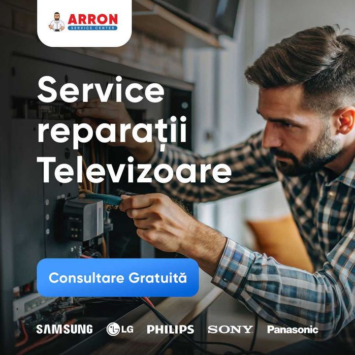 Service televizoare, Reparații televizoare la domiciliu București
