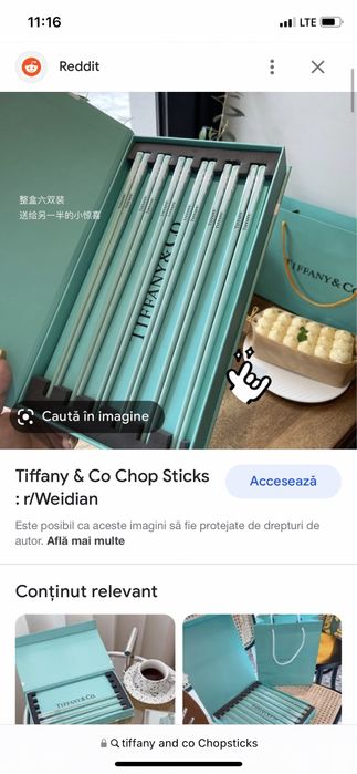 Bețe chinezești Tiffany & Co