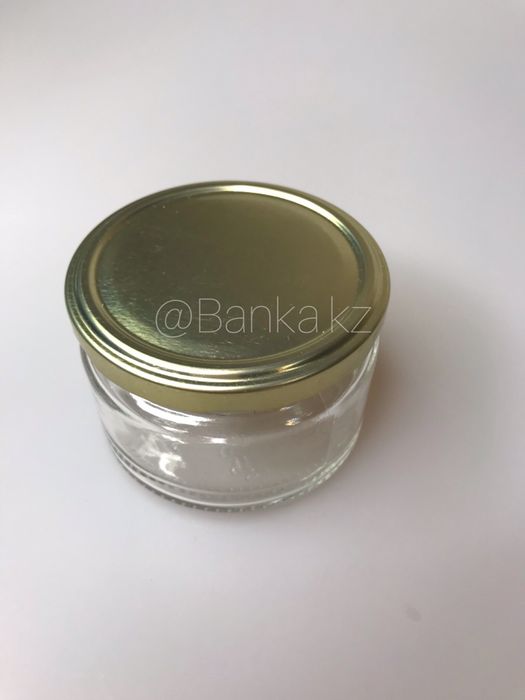 Банка шайба стеклянная. Твист