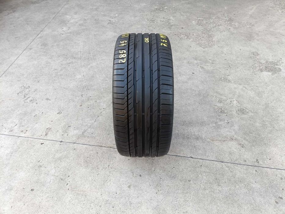 O anvelopa vara 285 45 19 continental sportcontact 5 run flat 7,5 mm