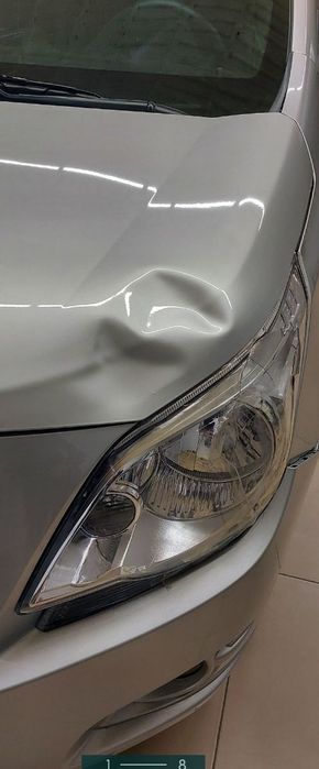 PDR вмятина без покраски