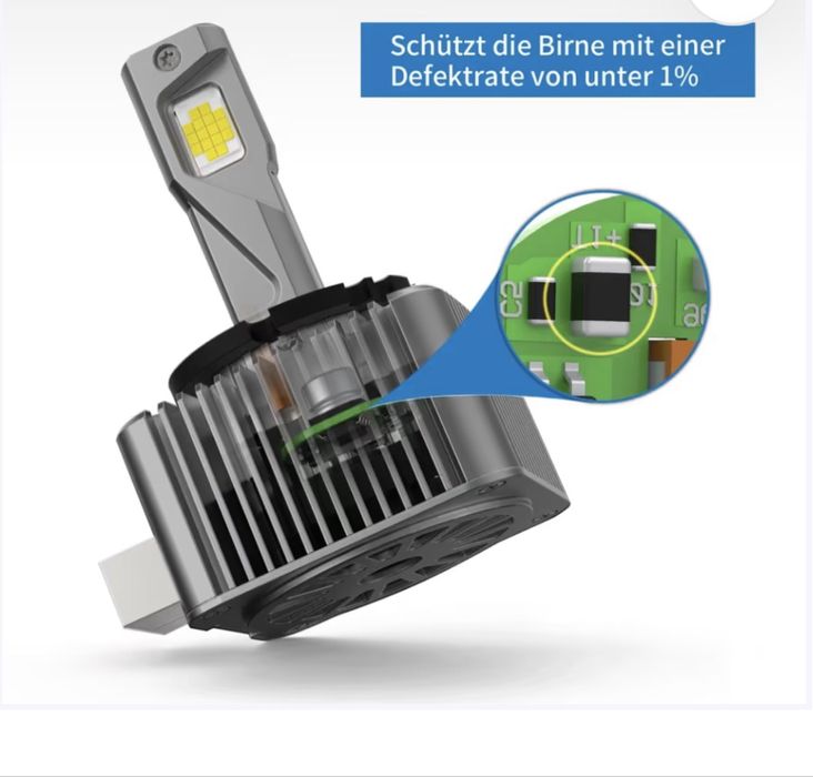 Becuri LED D1S 6000k sau 5500k