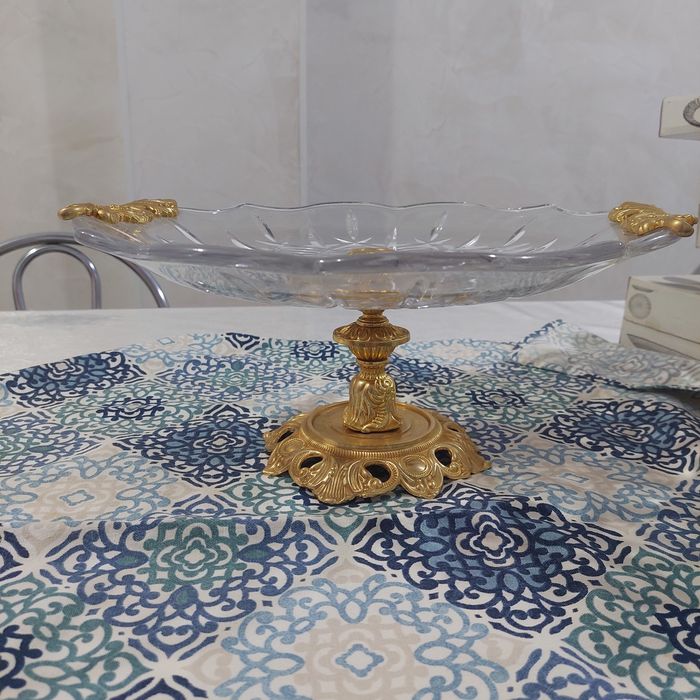 Фруктовница стеклянная