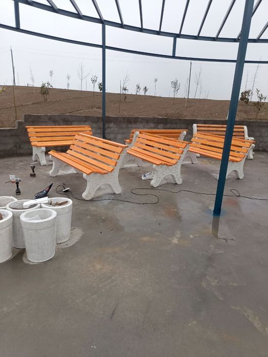 Скамейка вазон урна кашпо