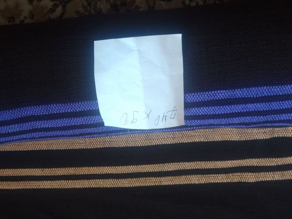 Продавам ръчно тъкани черги на домашен стан