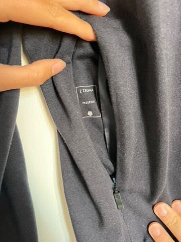 Jacheta zegna cu zip