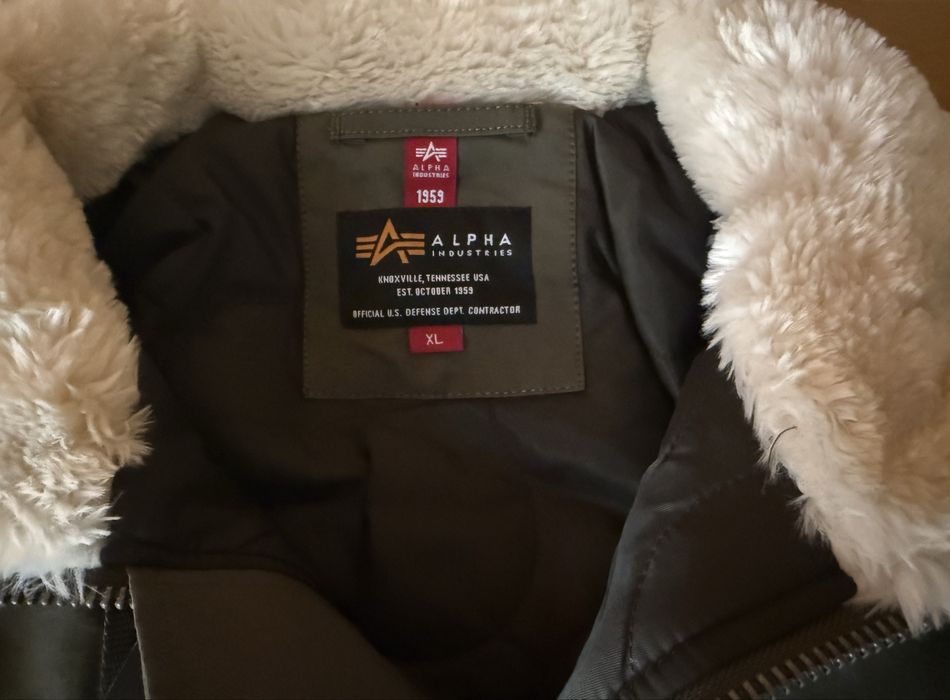 Alpha Industries DA-3 Bomber Jacket ОРИГИНАЛНО мъжко зимно яке - XL