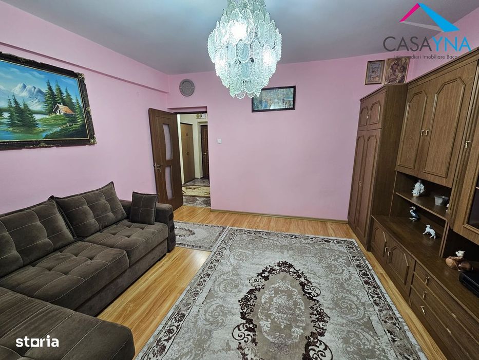 Calea Barladului,2 camere mobilat si utilat, etaj 1