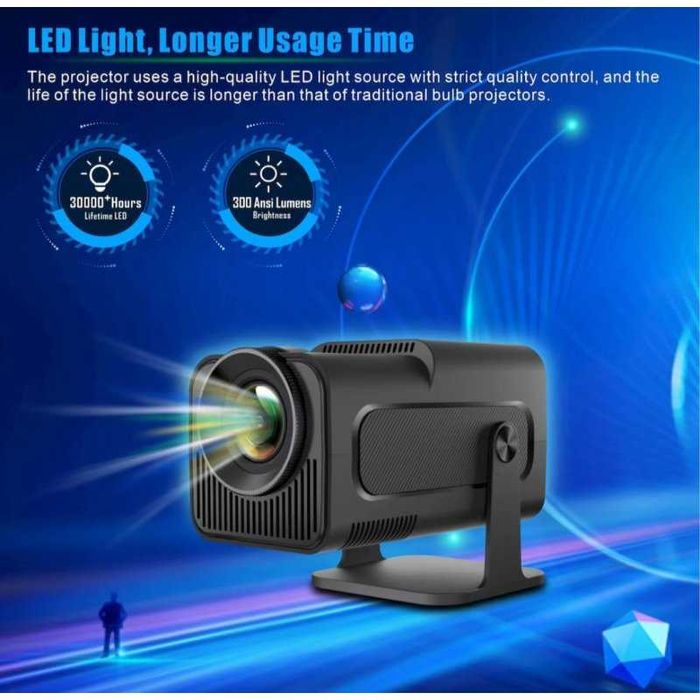 LED Видео проектор MAGCUBIC HY320 мини Android 11 390ANSI 1080P кино