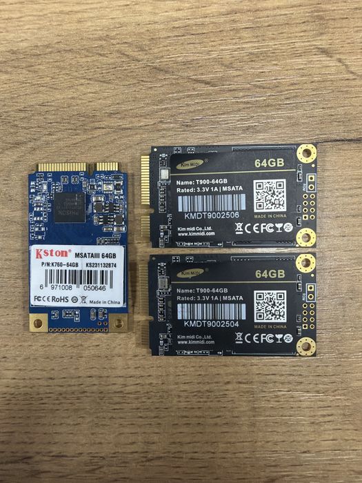 НОВЫЙ ссд мсата ssd msata 64 gb