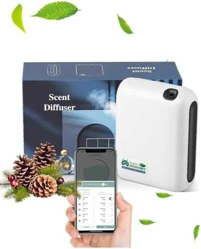 Нов Арома дифузер небулизатор 200ml APP таймер стенен монтаж небулизатор без вода ароматизатор