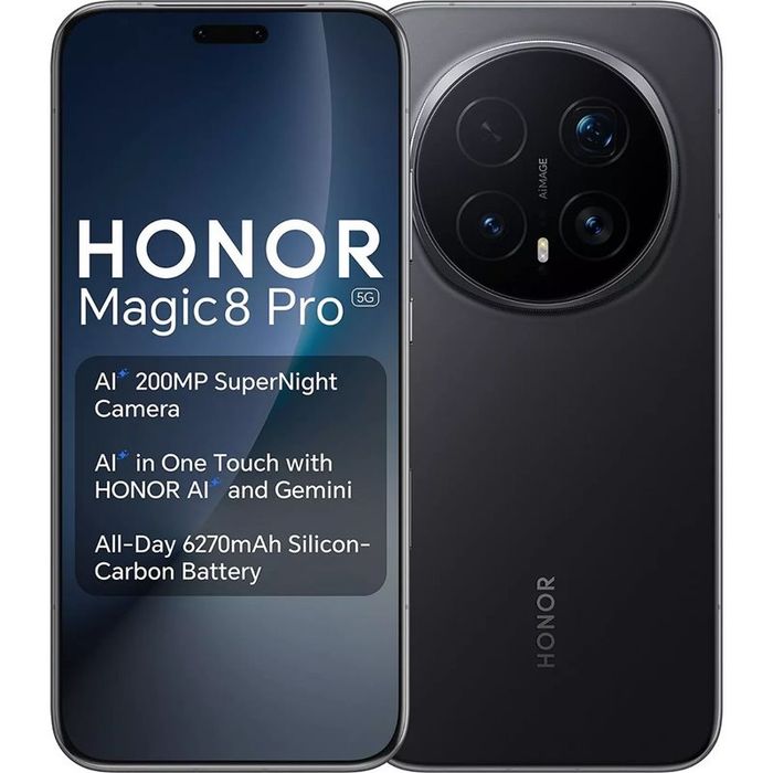НОВ! 512Gb *ЛИЗИНГ* Honor Magic8 Pro / 5G Black 36М ГАРАНЦИЯ