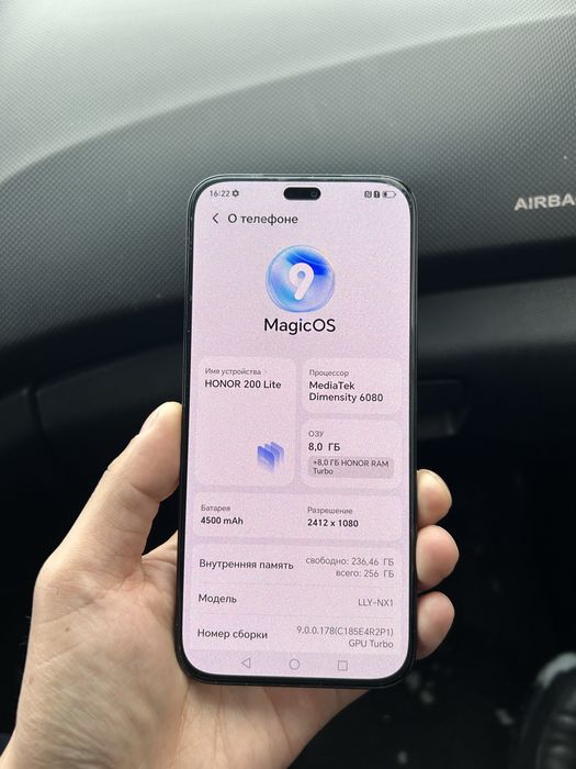Honor 200 lite 12/256gb