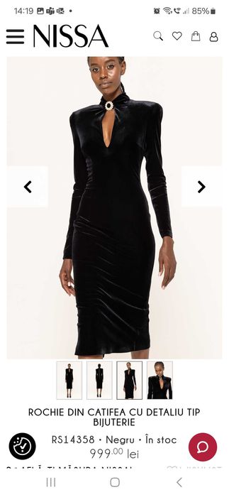 Rochie Neagra Nissa