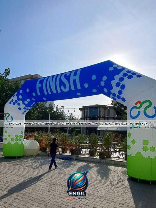 Надувная арка старт или финиш (start finish arkalar)