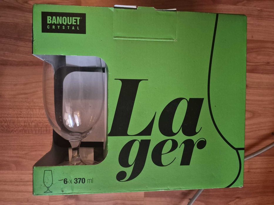 Set Banquet Crystal „Lager”, format din 6 pahare
