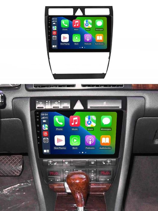 NAVIGATIE Android 14 Audi A6 C5 1997-2004 1/8 Gb Waze CarPlay CAMERA
