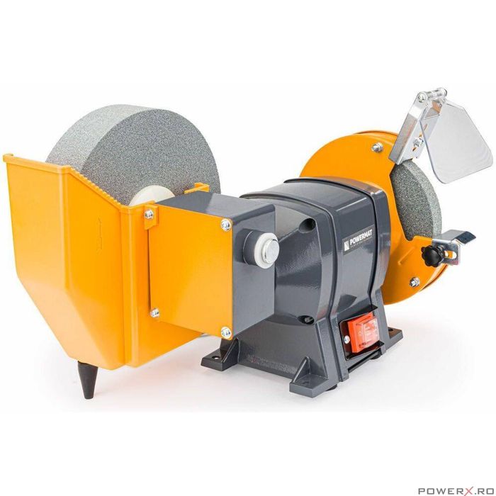 Polizor de banc cu 2 pietre, 150-200 mm, prelucrare uscata umeda,