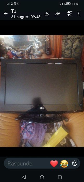 Vând TV LG diagonala 90 cm și haine la sac
