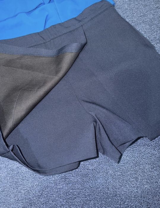 Fusta pantalon,cadou top albastru