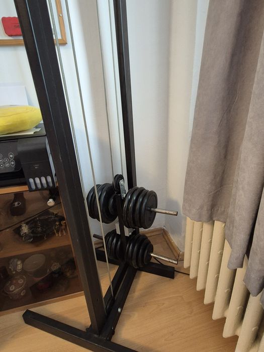 Aparat fitness ramat cu scripeti