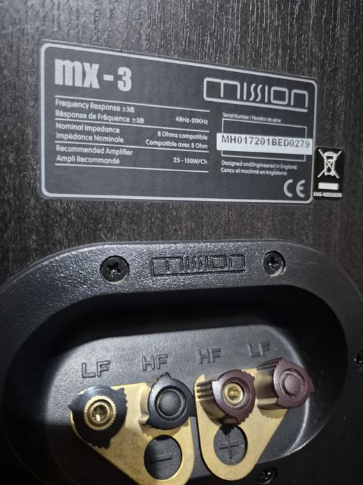 Mission MX3 boxe superbe