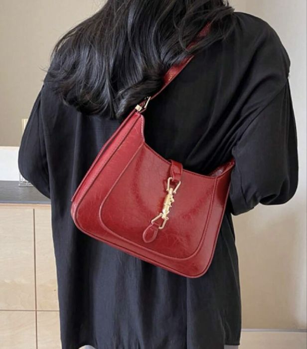 Дамска чанта бордо