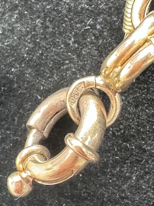 Цепь золотая массивная