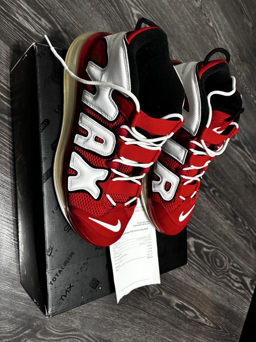 Nike Uptempo 720 Univ Red White Black