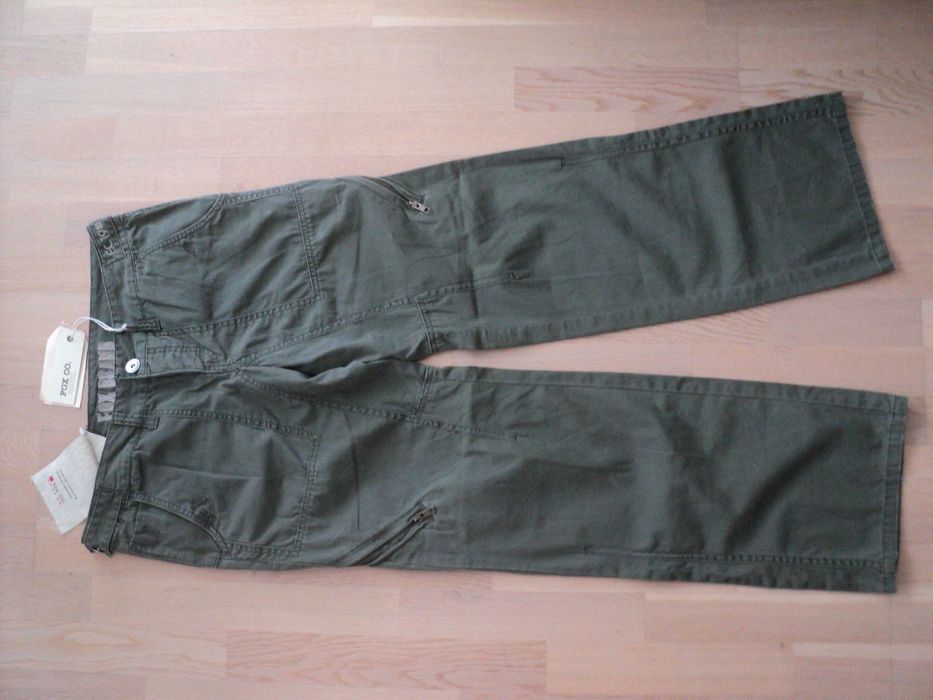 Pantaloni FOX originali, abs. noi, mas. 40 / M, large fit, olive