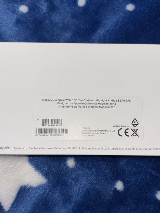Apple Watch SE 2 (2024) – 44mm Midnight, Ca Nou