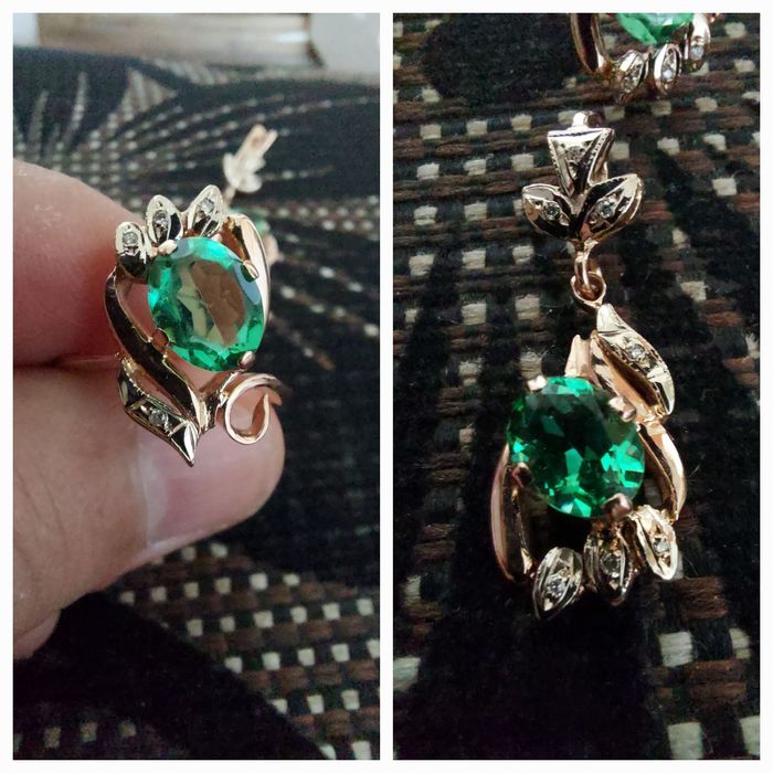 Продам золотой гарнитур