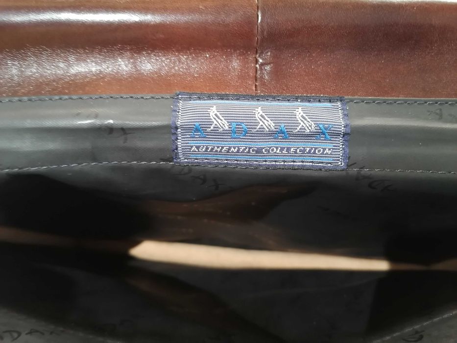 Мъжка кожена чанта на ADAX