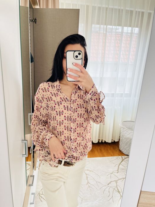 Копринена риза Massimo Dutti