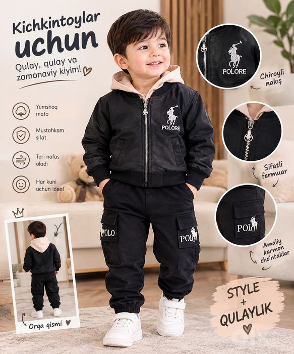 Hitoy bolalar kiyimi
