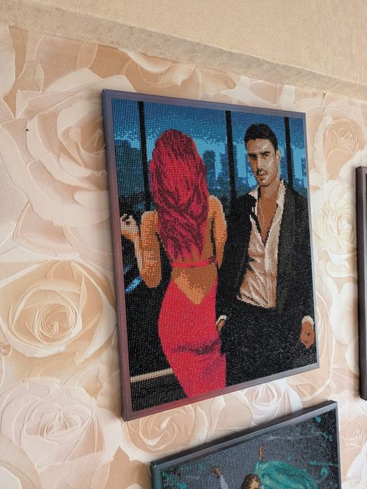 Продам картины выложенные 3д мозаикой