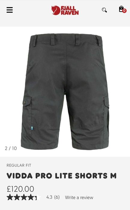 FjallRaven-G 1000-мъжки бермуди XL